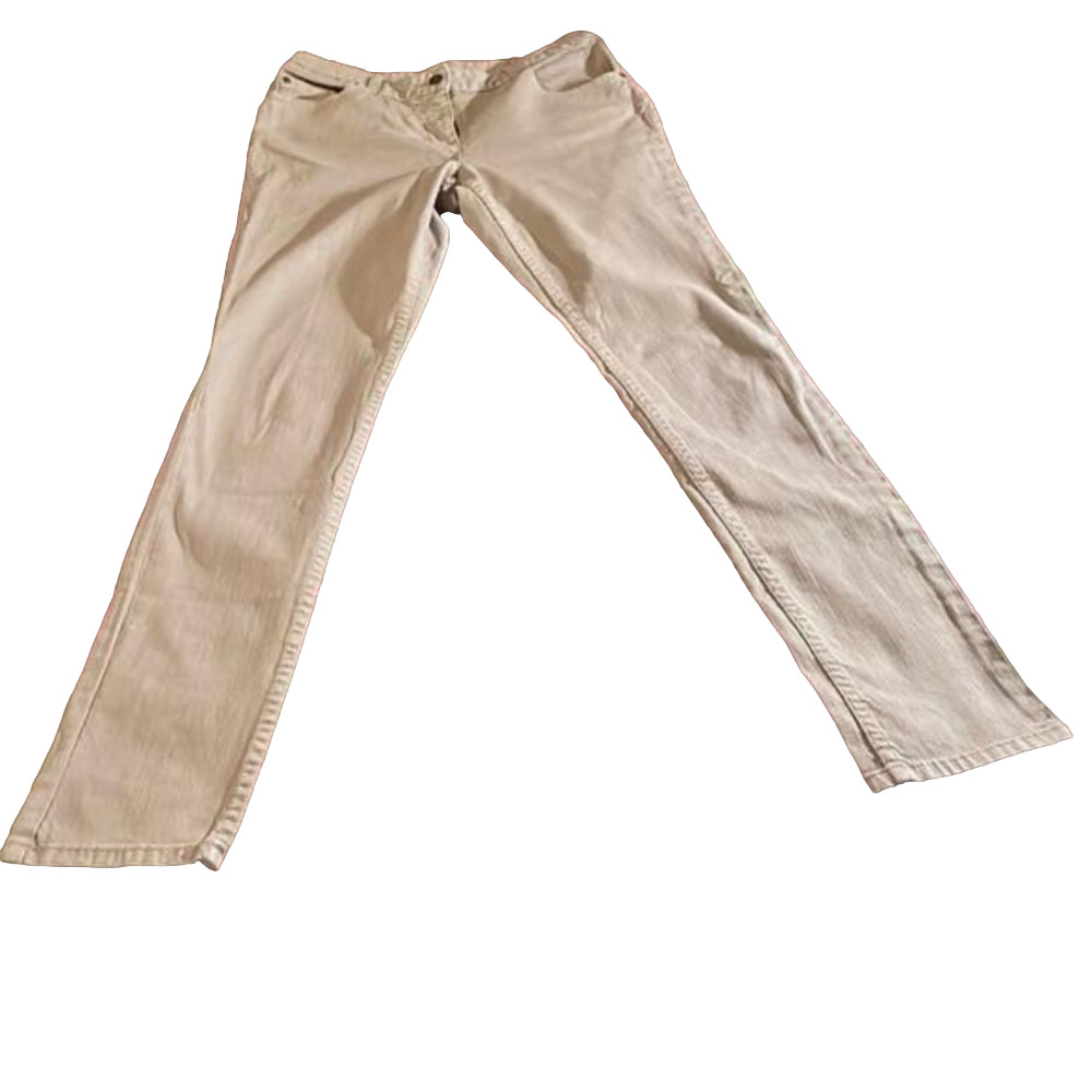 Vintage Jeanology tan skinny jeans Size 8